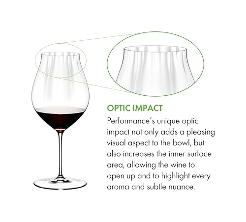 Riedel Performance Pinot Noir Wine Glass - 4.2 Ounces, Dishwasher Safe