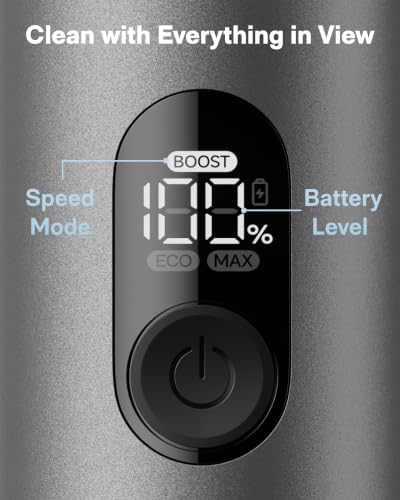 Cordless Electric Spin Scrubber with Digital Display & 6 Attachments