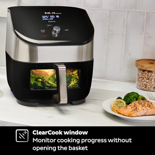 Instant Pot Vortex Plus 6 Qt 6-in-1 Air Fryer with Odor Erase Tech - Black, 6 Quart