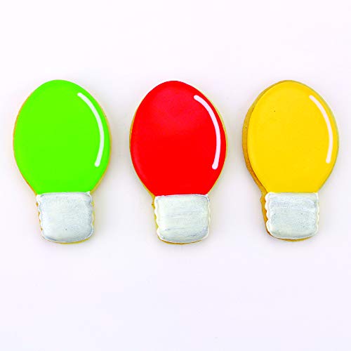 Ann Clark Christmas Light Bulb Cookie Cutter 3-1/4” Made in USA