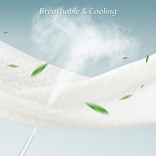 Reaks Queen Size Waterproof Zippered Mattress Encasement 10-12 Inches Deep