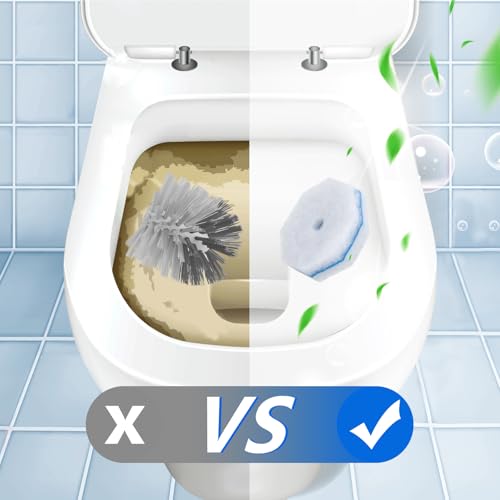80 Count Toilet Bowl Refills - 3-Layer Upgrade Fits Clorox Toilet Brush - Variation of 1 Pack of 80