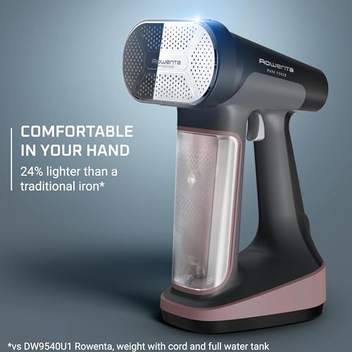 Rowenta Pure Force 3-in-1 Clothes Steamer Iron with XL Soleplate & Microfiber Pad