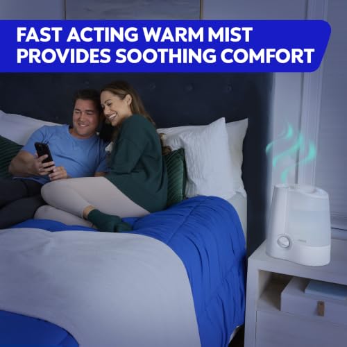 Vicks Warm Mist Humidifier 1 Gallon Tank for Medium to Large Rooms - 1 Count