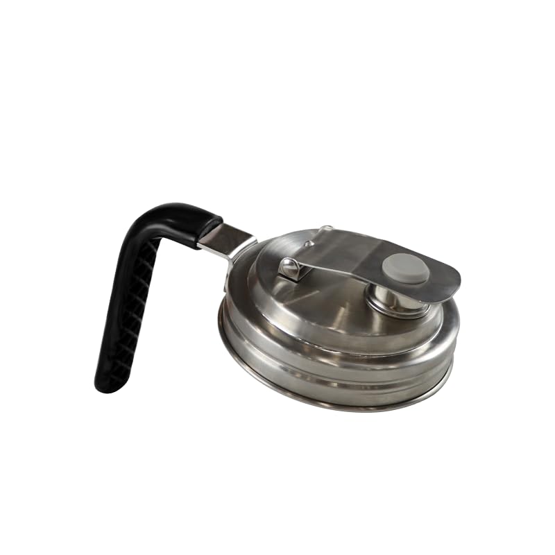 Wide Mouth Mason Jar Flip Pouring Spout Lids with Handle.Turns Mason Jar to Pitcher.Suitable for Drinking, Salad, Dressing Pouring, Leak-Proof (Wide Mouth with Handle)