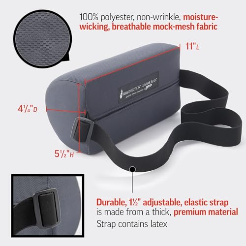 OPTP The Original McKenzie D-Section Lumbar Roll - Large, Firm Support, Standard Packaging