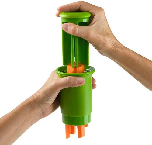 GoodCook Everyday Fruit & Veggie Divider - Effortless Quarters for Meal Prep | Safe, Mess-Free Slicing