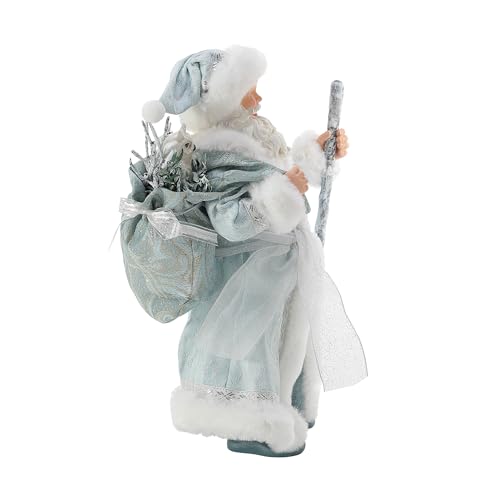 Department 56 Santa Frost Figurine - 10.5 Inch Christmas Collectible, Handcrafted Holiday Decor