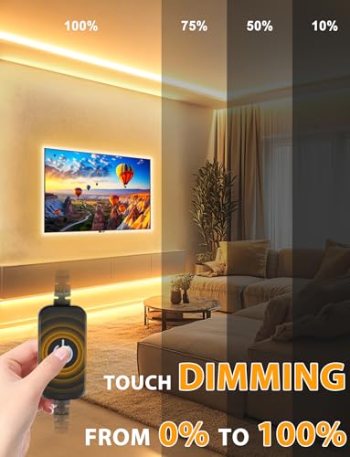 LED Strip Lights 32.8ft Warm White Dimmable Waterproof Neon Rope - Variation of THIS listing