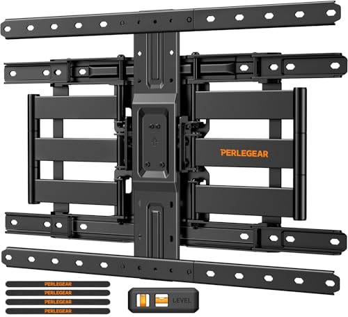 Ultra Slim TV Wall Mount for 42-90 Inch TVs up to 132 lbs - Full Motion, Space Saving