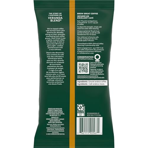 Premium Blonde Roast Ground Coffee 2.5oz Pack of 18 | Fresh Coffee Beans