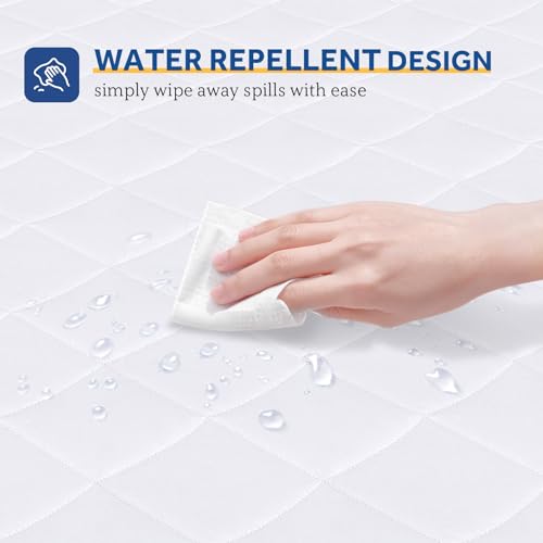 Full Size Heated Mattress Pad with 10 Heat Settings - Diamond Quilted Waterproof