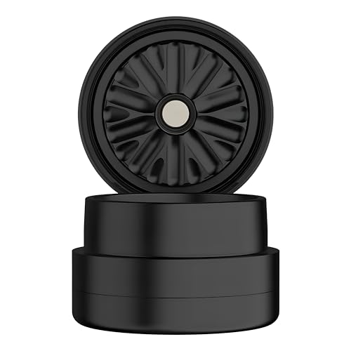 Flower Mill Next Gen 2.5-Inch Manual Dry Herb Grinder Black | Toothless Milling Technology