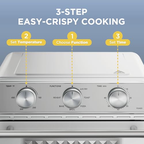 Midea Neo 12.7 Quarts Stainless Steel Air Fryer Toaster Oven Combo
