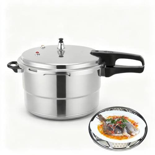 4L Mini Aluminum Alloy Pressure Cooker with Magnetic Base - Compact & Safe for Induction & Gas Stoves