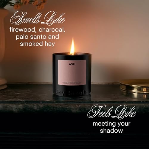 Woodsy Charcoal Scented Candle with Palo Santo and Smoked Hay - 9oz