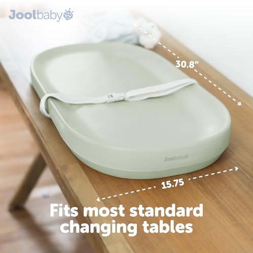 Jool Baby Waterproof Baby Changing Pad - Sage | Large, Portable & Easy to Clean