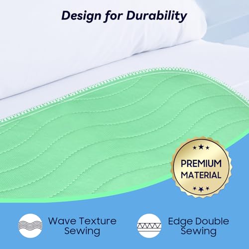 Fygrip 6 Pack 36x36 Waterproof Washable Bed Pads Extra Heavy Absorbency