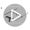 Black Adjustable Bed Frame for Twin, Full, Queen - No Slats, 7 Inch Support