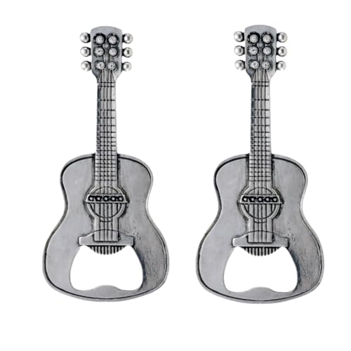 Guitar Bottle Opener Set - Music Lover Beer Openers, Pack of 2