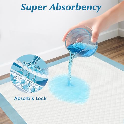 Disposable Underpads 50 Count 36 x 36 Inches Super Absorbent Bed & Chair Protectors - Variation of THIS listing