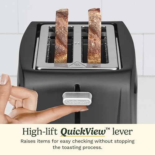 Cuisinart Core Collection 2-Slice Toaster Black - Extra-Long Slots & Bagel Setting