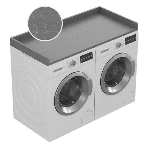 Gray Washer Dryer Countertop 54" W×27.5" D No Installation Necessary