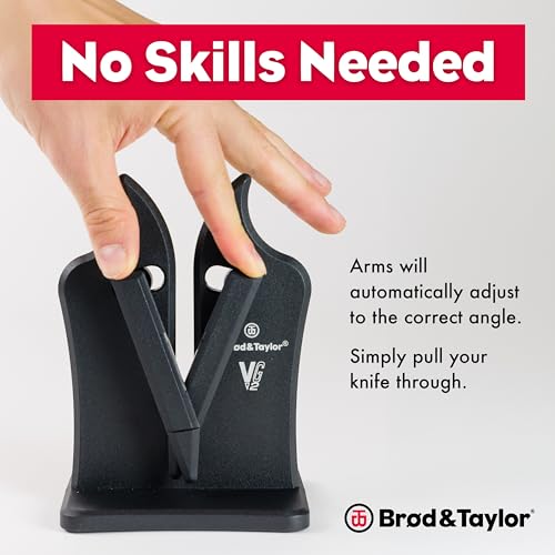 Brod & Taylor VG2 Classic Manual Knife Sharpener - 3-Action Tungsten Carbide, Nylon (Variation: VG2 / Nylon)