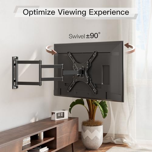 ELIVED Long Arm TV Mount for 26‑65" TVs, 37.4" Extension, Max VESA