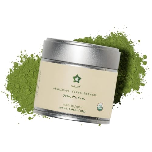 First Harvest Organic Matcha Powder - Vibrant Green Tea with Antioxidants & L-Theanine, 30g