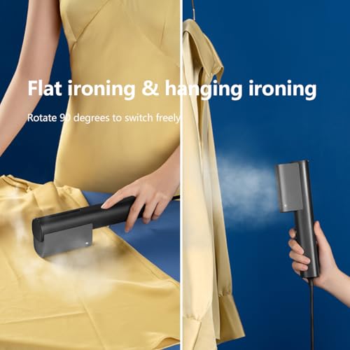 Nesugar G3 Portable Handheld Garment Steamer - Black, Travel & Home Use