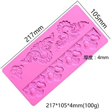 Fleur de Lis Silicone Candy Mold for Cake Decorating, Cupcake Toppers & Crafts