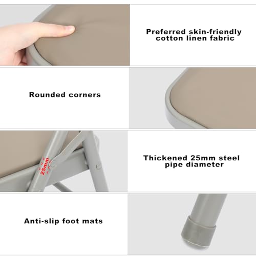 Grey RattanView Yoga Auxiliary Chair with Lumbar Support - Backless, Foldable