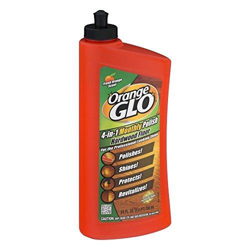 Orange Glo Hardwood Floor Polish 4-in-1 Monthly 24 Oz Pack of 4