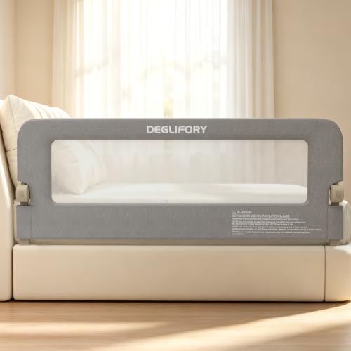 Bed Rail for Toddlers, 75IN Baby Guard Folding Up, Child Safety Side