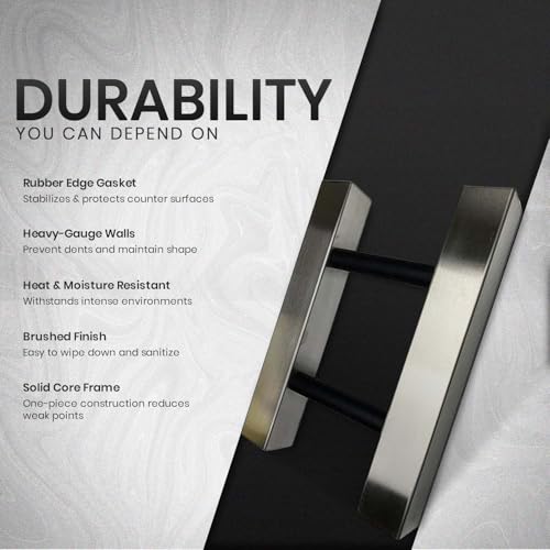 Heavy-Duty Stainless Steel Espresso Grounds Knock Chute for Slim Jim Trash Can