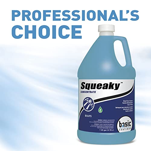 Basic Coatings Squeaky Hardwood & Floor Cleaner Concentrate 1 Gal