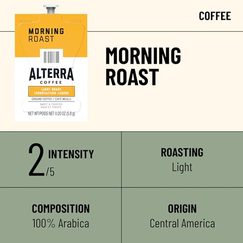 Alterra Morning Roast Freshpacks for Flavia Brewers - Case of 100 (Light Roast)