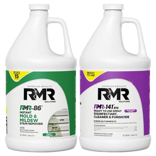 RMR Brands DIY Mold Remover Bundle - 2 Gallon Disinfectant Spray Kit - Mold & Mildew Killer