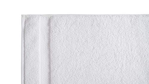 Amazon Basics 6-Pack Bath Towels, 100% Ring Spun Cotton, 600 GSM,
