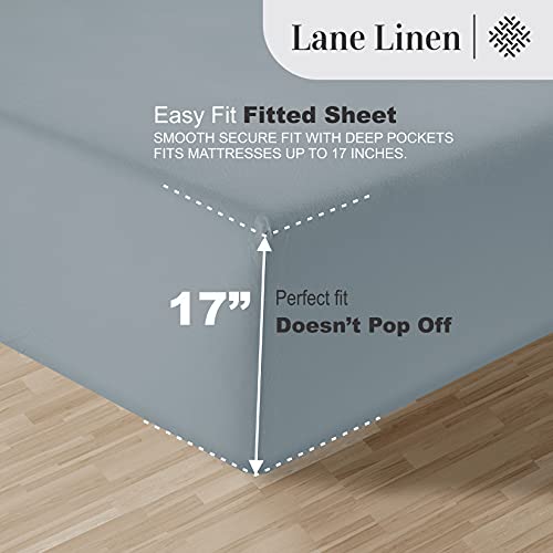 Egyptian Cotton Queen Sheets Set - Ultra Soft Luxury Bed Linen, Deep Pockets