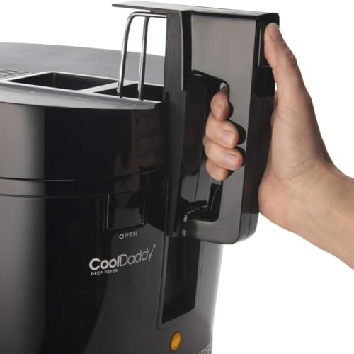 Presto CoolDaddy Deep Fryer - 6-Cup Capacity, Adjustable Thermostat, Cool-Touch