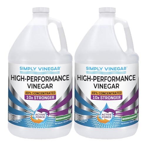Simply Vinegar 49% Industrial Strength Vinegar Pack of 2 - 1 Gallon Each