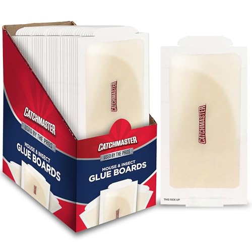 Catchmaster 7 x 3.5-Inch Sticky Mouse & Insect Traps 75pk - Bulk Glue Boards