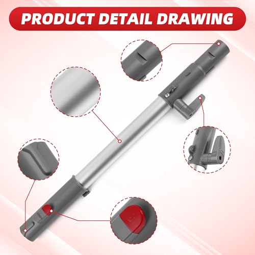 Vacuum Cleaner Extension Wand Replacement Parts for Shark Navigator NV360 NV350 NV351 NV352 NV355 NV356e NV357 NV358 NV390 NV391 NV392 UV440