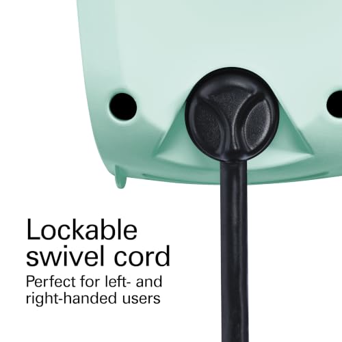 Hamilton Beach Professional Mint 5-Speed Electric Hand Mixer with Storage Case & Attachments