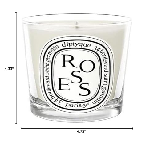 Scented Rose Candle - 6.5 oz Floral Home Fragrance