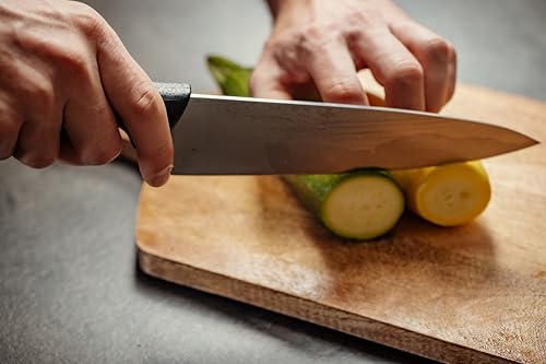 8-Inch Chef's Knife - Mercer Millennia Black Handle, High-Carbon Japanese Steel