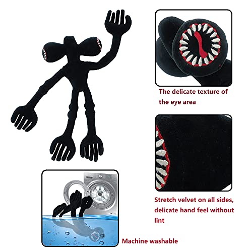 Monster Double Head Plush,Lamp Head Pillow Doll,15.8" Stuffed Animal SCP Toy for Kids for Halloween and Christmas Party Birthday Gift