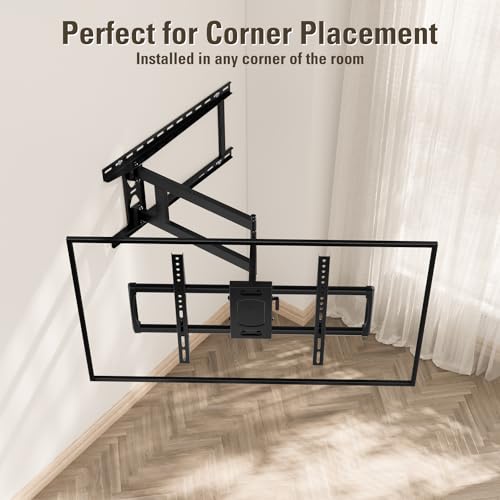 Mounting Dream Long Arm Wall Mount for 37-75 Inch TVs, 24" Studs, Up to 100lbs